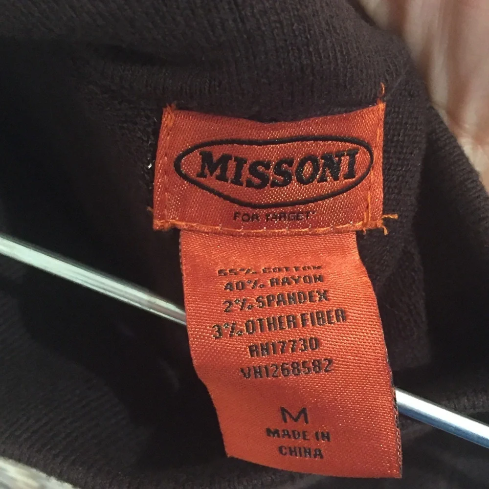 Missoni + Target Girl’s knit tights Brown Med - NWT